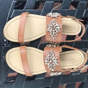 BCBG Jeweled sandals!!!